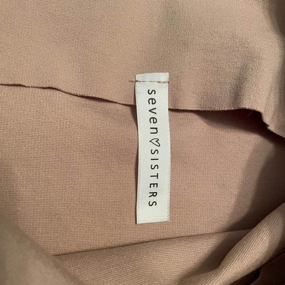 Mendocino Seven Sisters Bodycon Skirt in Tan Size S - Picture 4 of 5